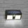 Mozgásérzékelős napelemes reflektor - fali - COB LED