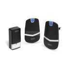 Digitális elem- és vezeték nélküli csengő - Kinetic Két vevőegységgel