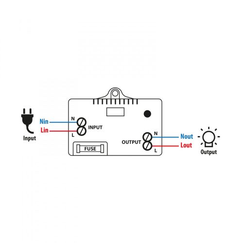 Kinetic kapcsoló vezérlő egység vezeték nélküli 110-230V AC