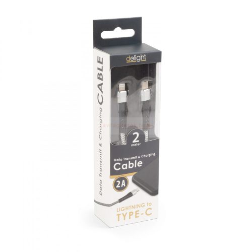 Adatkábel - iPhone Lightning - Type-C - 2m