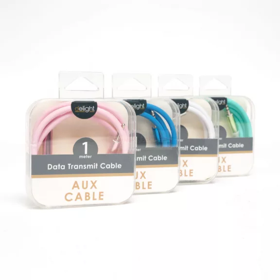 AUX adatkábel - 3,5 mm jack