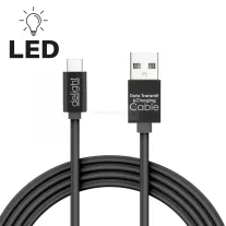 Adatkábel - USB Type-C - 1m fekete