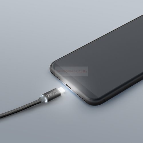 Adatkábel - iPhone "lightning" -1m fekete