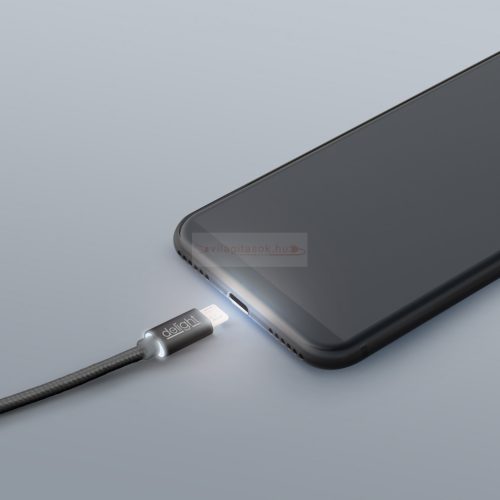 Adatkábel - MicroUSB - 1m fekete