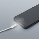 Adatkábel - MicroUSB - 1m fehér