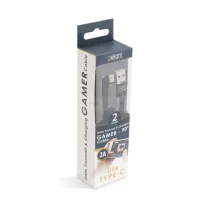 Adatkábel - USB Type-C - 2m fekete