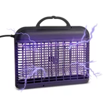 LED UV rovarcsapda - 230V, felakasztható - fekete