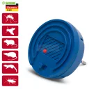 Kártevő és rovar riasztó variálható frekvenciával LED visszajelzővel