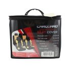 Autós üléshuzat szett - drapp / fekete - 9 db-os - HSA008