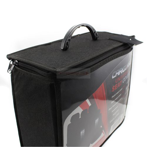 Autós üléshuzat szett - szürke / fekete - 9 db-os - HSA004