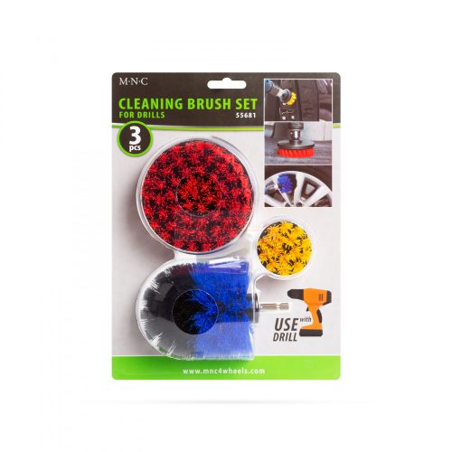 Tisztítókefe szett fúrókhoz - 3 db / szett