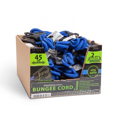 Professzionális gumipók szett - kék - 45 cm x 8 mm - 2 db / szett