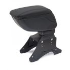 Univerzális autós könyöklő tárolórekesszel - fekete