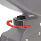 Univerzális autós könyöklő tárolórekesszel - fekete