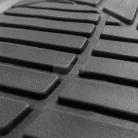 Univerzális autós gumiszőnyeg szett - 72 x 47 cm, 71 x 43,5 cm - fekete