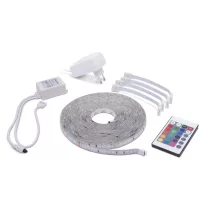   RGB Led szalag szett vezérlővel tápegységgel kültéri dekor IP65 30led/m