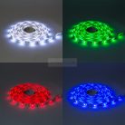 RGB Led szalag szett vezérlővel tápegységgel kültéri dekor IP65 30led/m