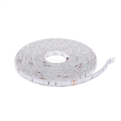 RGB Led szalag szett vezérlővel tápegységgel kültéri dekor IP65 30led/m