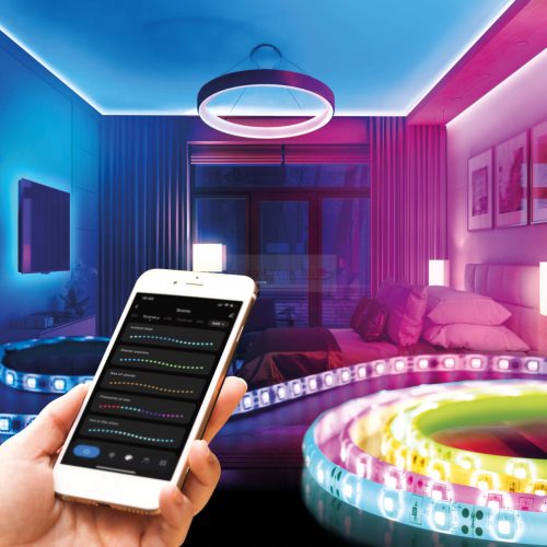 RGB SMD okos LED szalag - 30 LED / m - 2 x 5 m / csomag