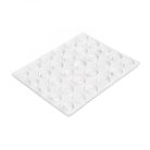 Ajtóütköző szett - öntapadós, átlátszó - 8 mm - 30 db / csomag