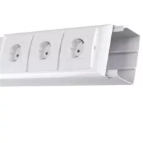 Szerelvényezhető műanyag kábelcsatorna 100x40