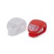 LED-es kerékpár lámpa szett TPE borítással - 2 db / szett