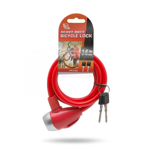 Kerékpár sodrony lakat