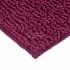   Fürdőszobai kilépőszőnyeg - hosszúszálú - bordó - 60 x 40 cm