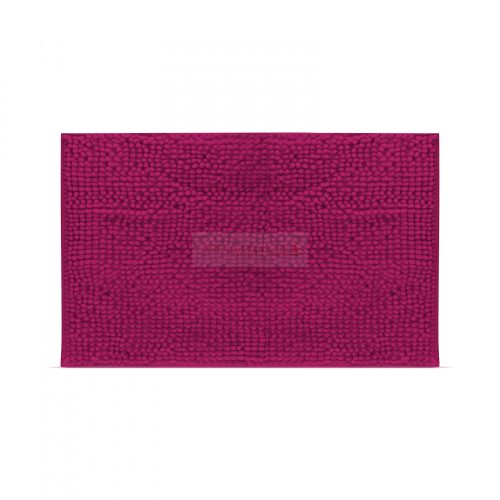 Fürdőszobai kilépőszőnyeg - hosszúszálú - bordó - 60 x 40 cm