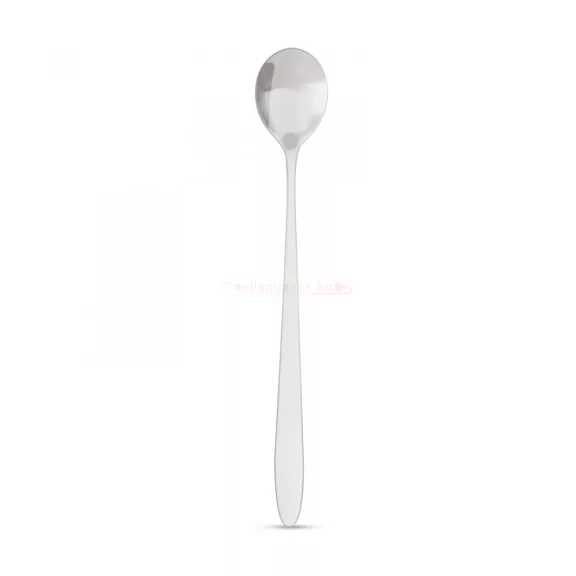 Rozsdamentes acél kávéskanál / latte macchiato kanál - 186 x 30 mm - 6 db / csomag