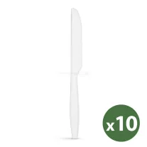   Többször használatos bioműanyag kés készlet - 10 db / csomag