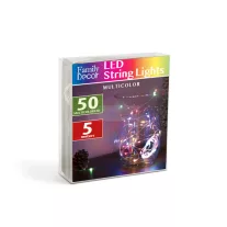   Karácsonyi LED fényfüzér - 5 m - 50 LED - multicolor - 3 x AA