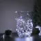 Karácsonyi LED fényfüzér - 5 m - 50 LED - hidegfehér - 3 x AA