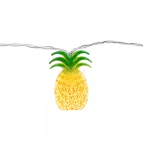   LED fényfüzér - ananász - 1,65 m - 10 LED - melegfehér - 2 x AA