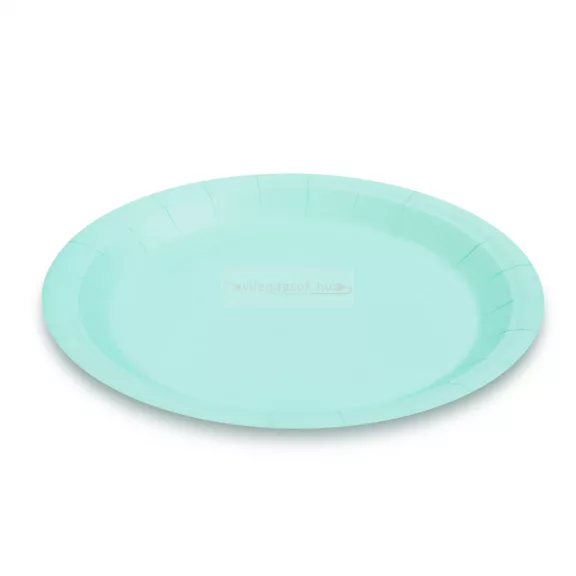 Papírtányér szett - kék - 23 cm - 12 db / csomag