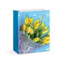   Ajándéktasak - papír - 178 x 102 x 228 mm - 4 féle / csomag - 12 db / csomag