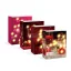 Ajándéktasak - 10 melegfehér LED, papír - 265 x 127 x 330 mm - 4 féle / csomag