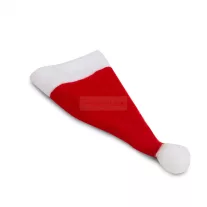   Karácsonyi evőeszköz dekor - mikulássapka - 17 cm - 3 féle - 6 db / csomag