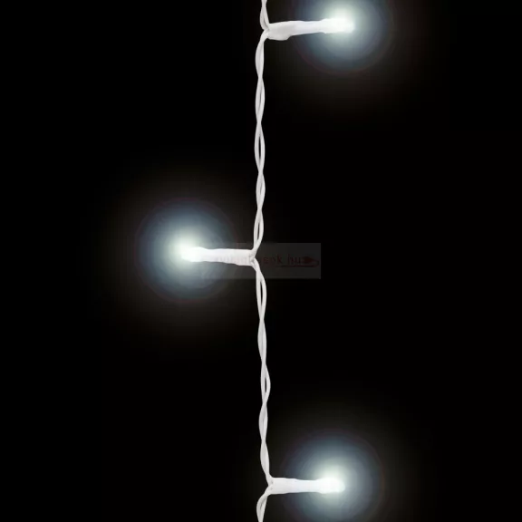 Fényfüggöny - 200 db LED - hidegfehér - hálózati - IP44 - 4,2 m - 8 program