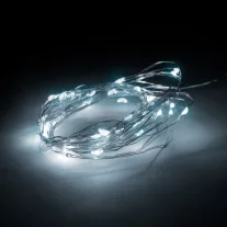   Fényfüggöny - 100 db hidegfehér microLED-del - 3 x 1 m - 230V - távirányítós