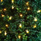 LED fényfüzér - nyuszi és répa - 2 m - 20 LED - 2 x AA