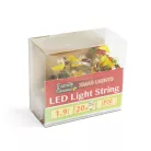 Karácsonyi LED fényfüzér harang 2,2m 2xAA