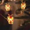 Karácsonyi LED fényfüzér ajándék 2,2m 2xAA