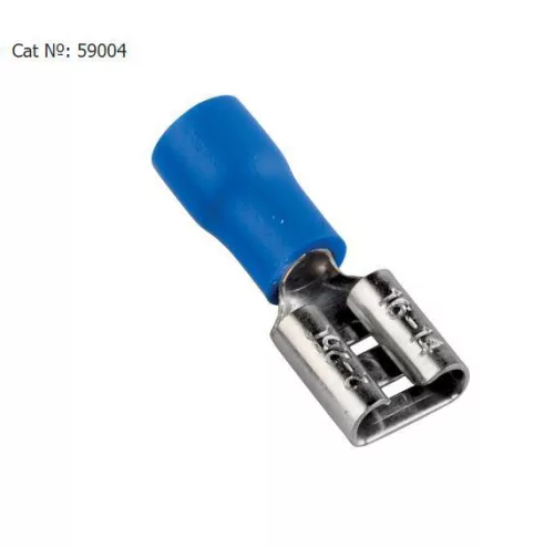 Csúszósaru szigetelt 6,3mm hüvely