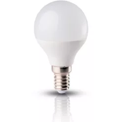 Led lámpa gömb E-14 5W P45 meleg fehér HB