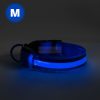 LED-es nyakörv - akkumulátoros - M méret - kék