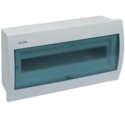 Lakáselosztó falon kívüli 18 modul IP40 Blue