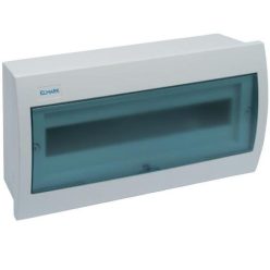 Lakáselosztó süllyesztett 18 modul IP40 Blue