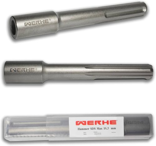 WERHE ® 16,5x35x260 professzionális, megerősített SDS Max rúdföldelő leütő