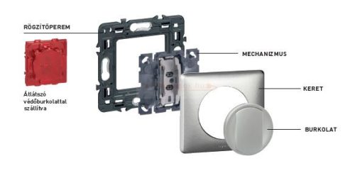 Legrand Niloé jelzőfényes glimmlámpa/beépített LED modul 230V 0,15mA